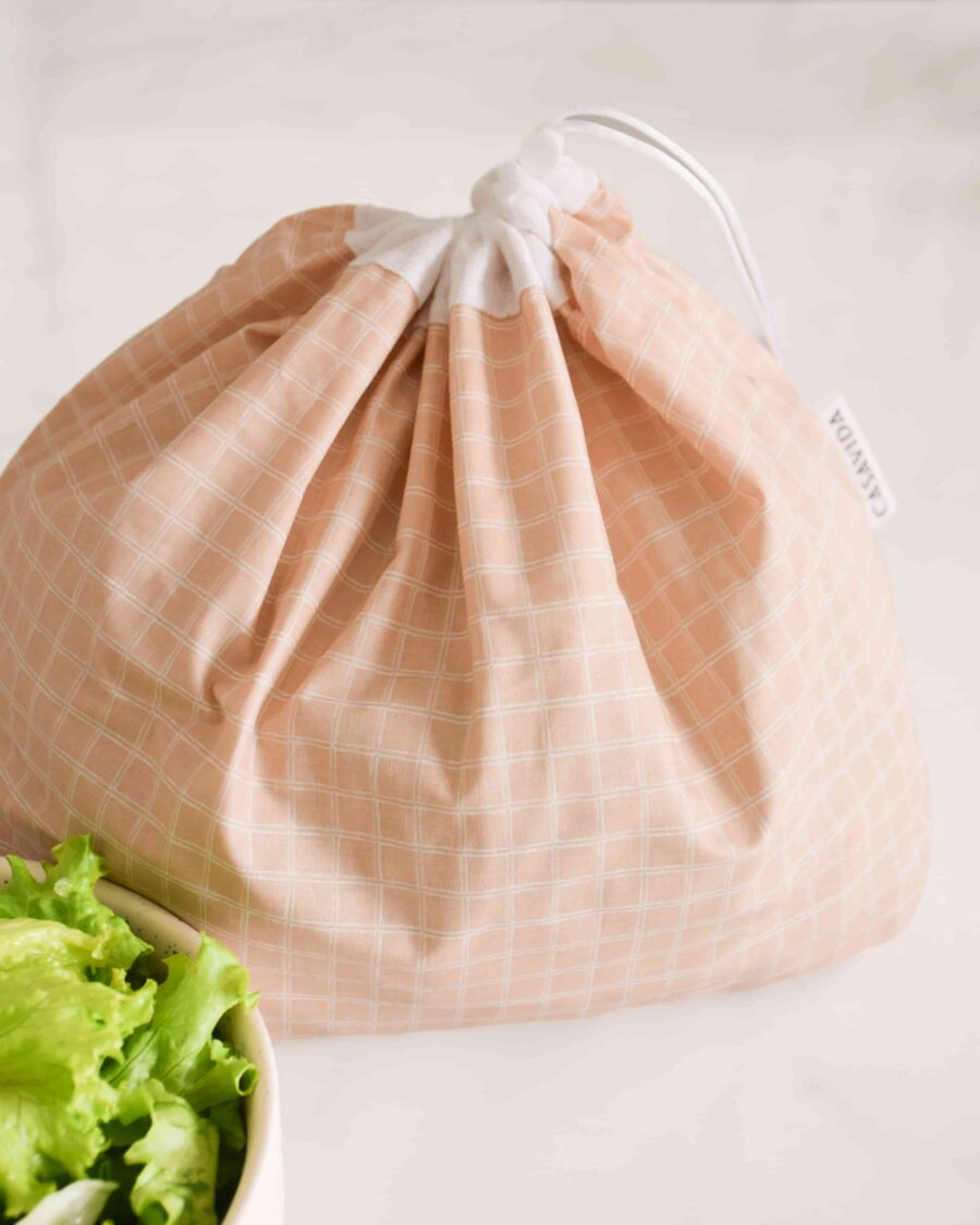 Conserver la salade craquante au frigo grâce au sac à salades Casavida