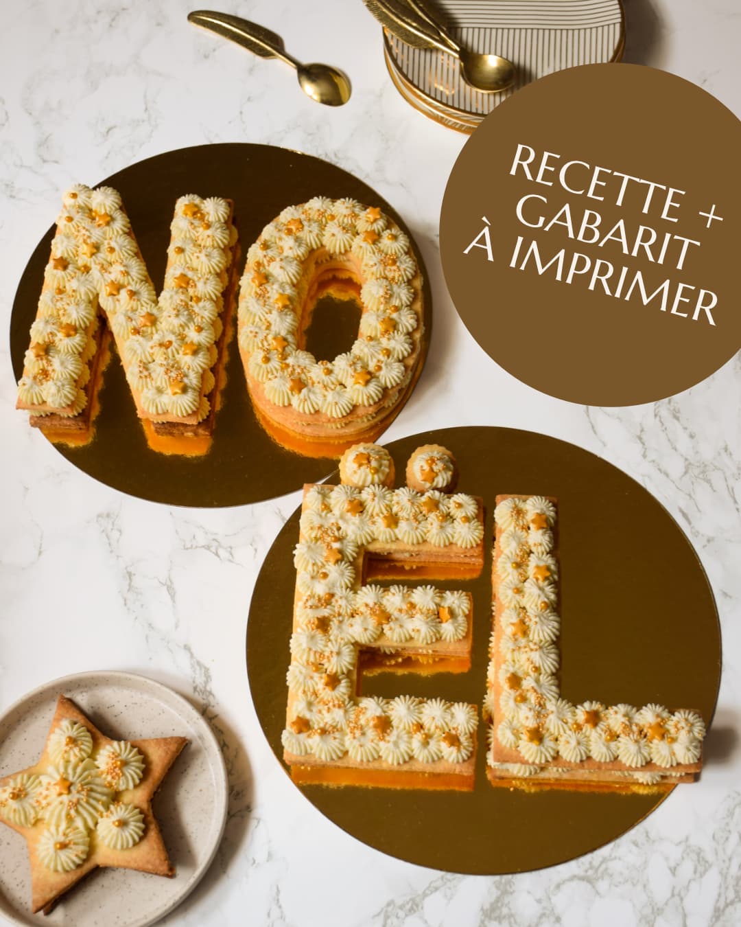Number Cake de Noël Vanille & Clémentine - CASAVIDA